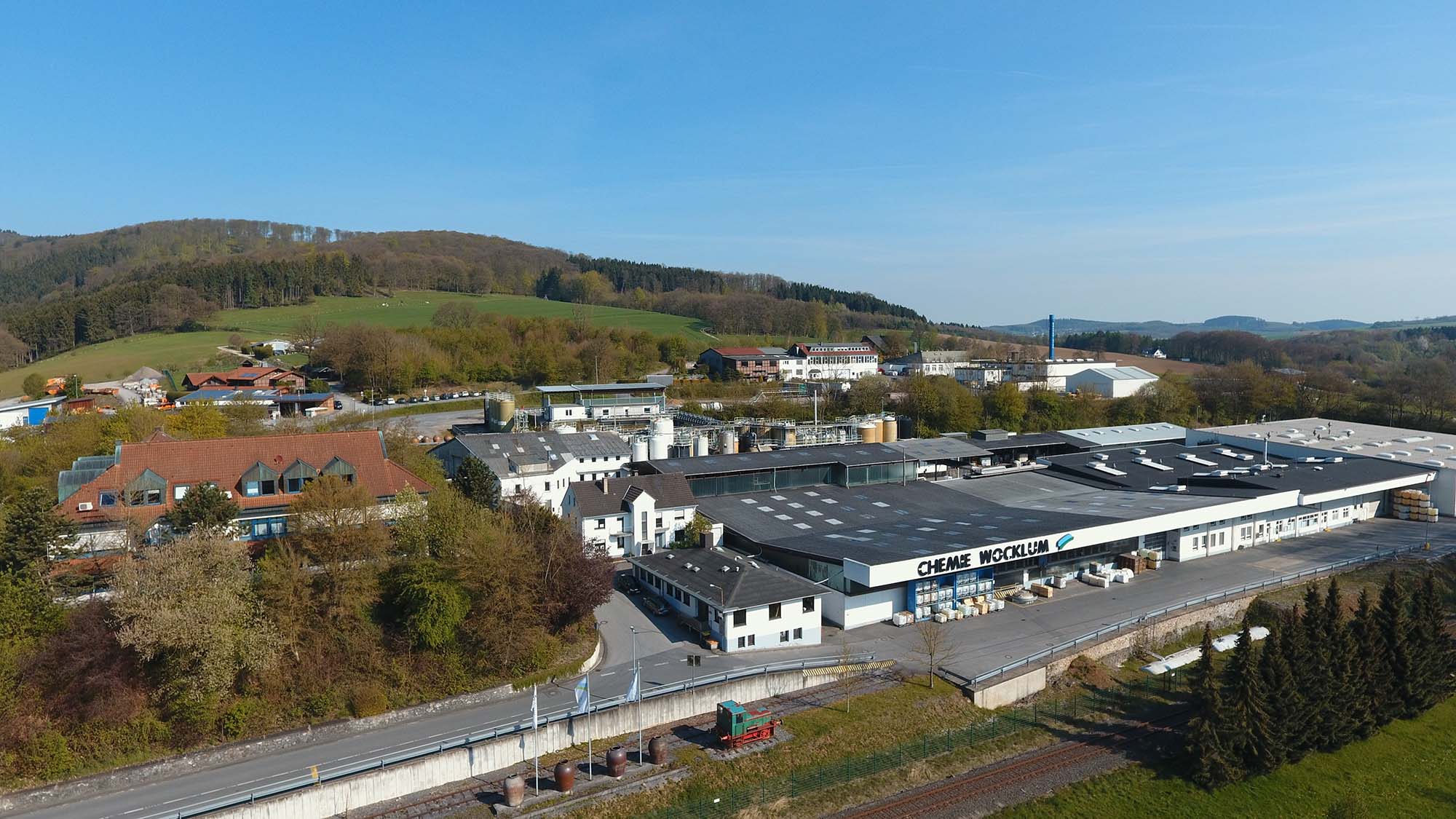 Luftbild Wocklum Standort